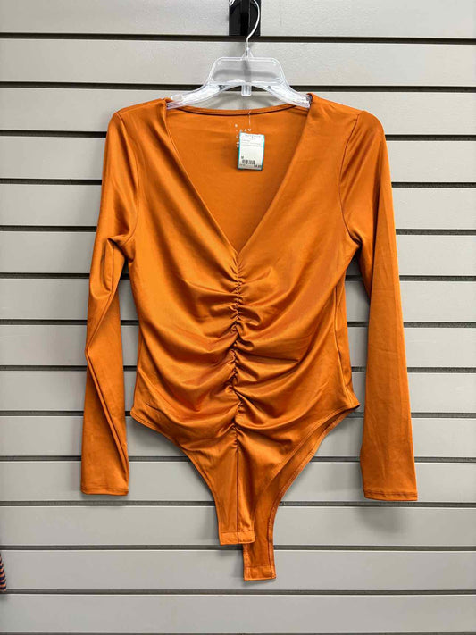 Women's Women Size M Burnt Orange A New Day Long Sleeve Shirt