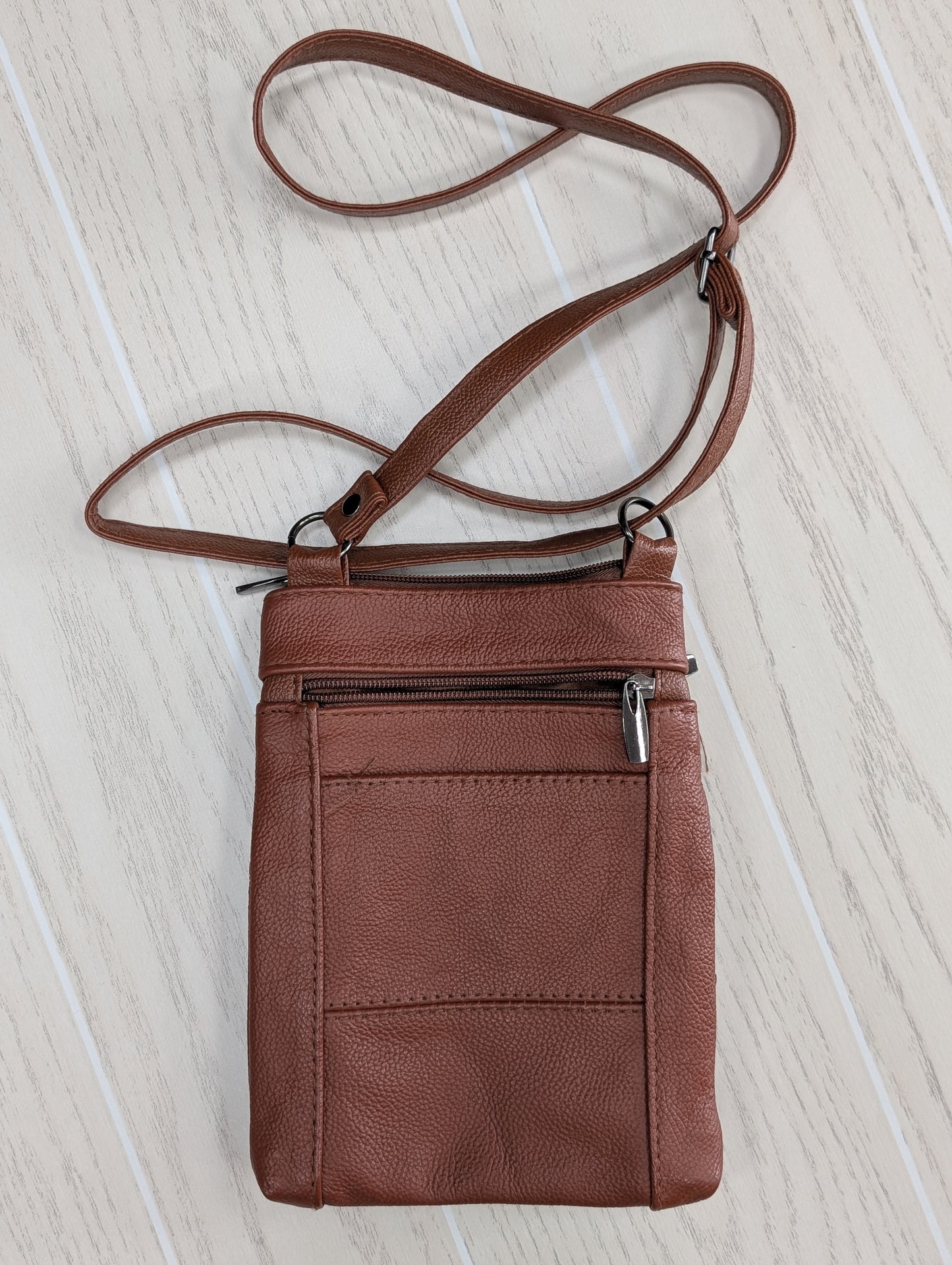 Rust Multi Pocket Crossbody
