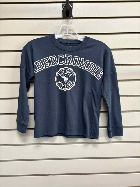 Boy's Child Size 7/8 Navy Long Sleeve Shirt