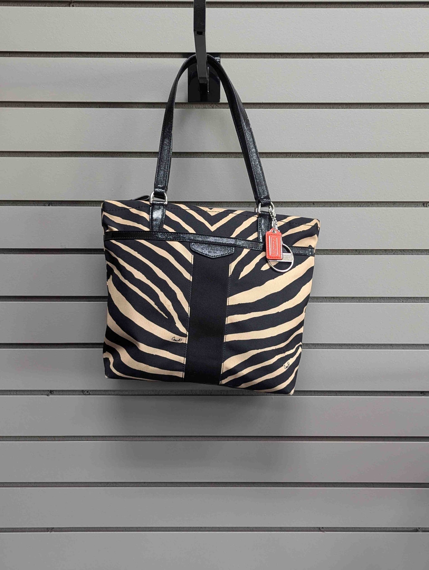 Coach Zebra Print Purse