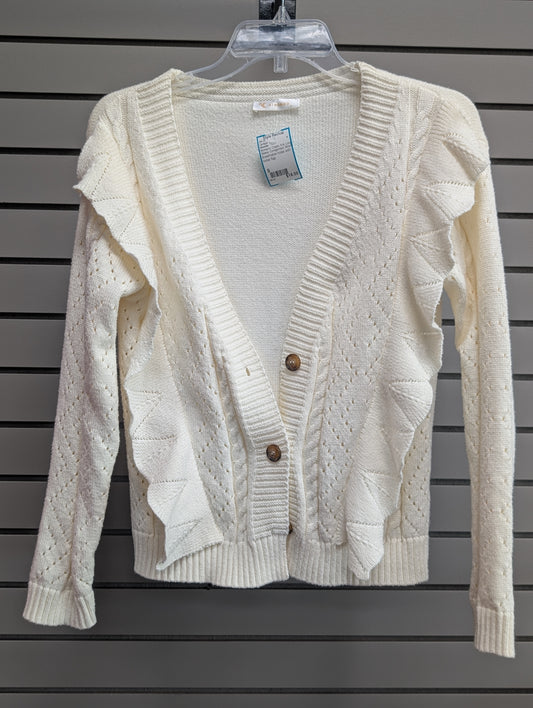 Women's Women Size S Kirundo Cream Knit Long Sleeve Cardigan