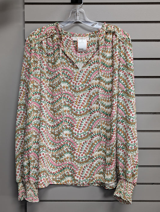 Women's Women Size XL Multi-Color LOFT Floral Shirt