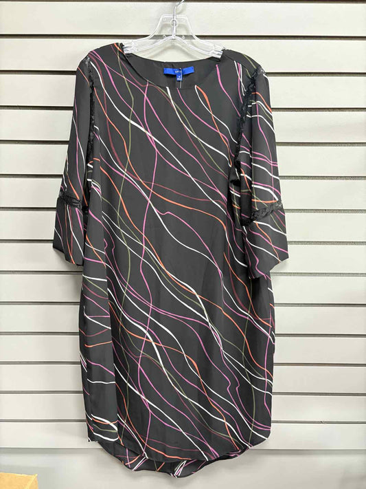 Women's Size M Black Apt.9 Long Sleeve Midi Dress
