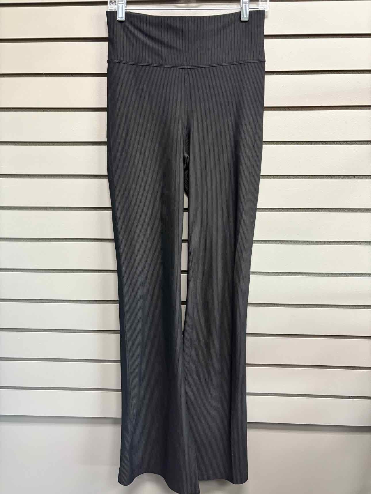 Women's Women Size M Calia Black Ribbed Wide Leg Pant