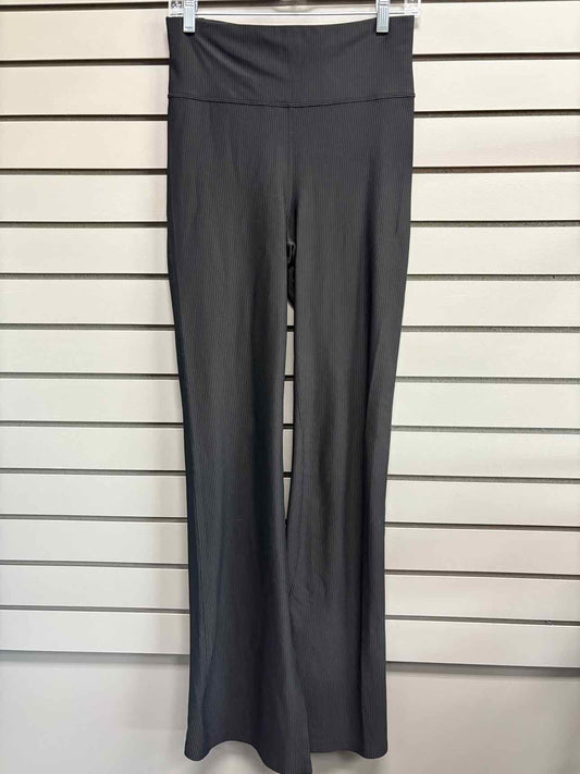 Women's Women Size M Calia Black Ribbed Wide Leg Pant