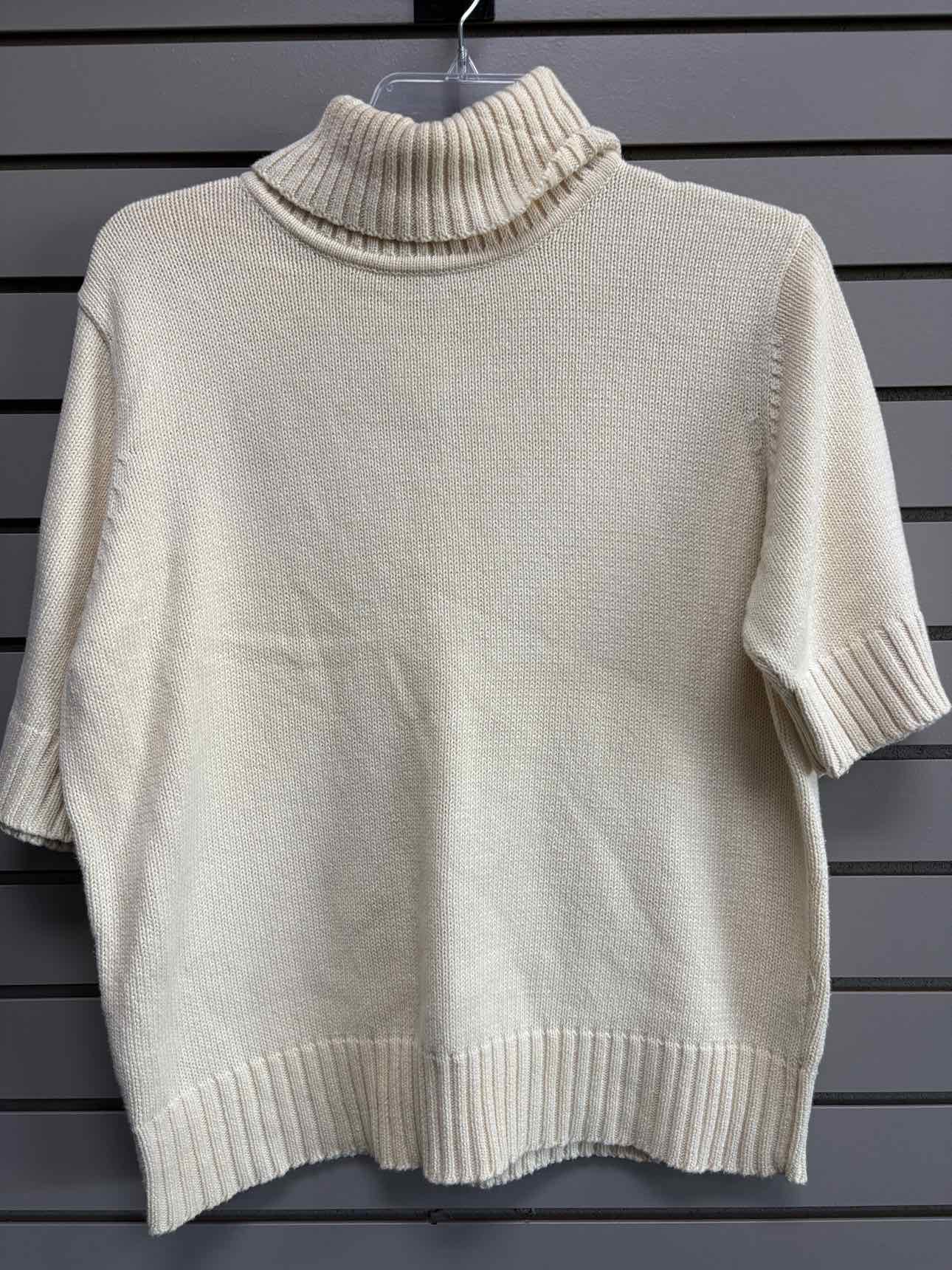 Women's Women Size XL Cream 3/4 Sleeve Sweater