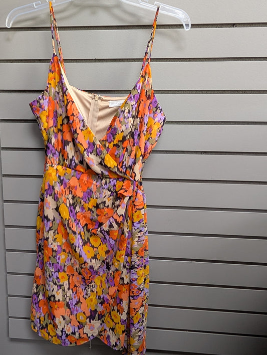 Women's Size Large Multi-Color Lush Tank Above Knee Dress