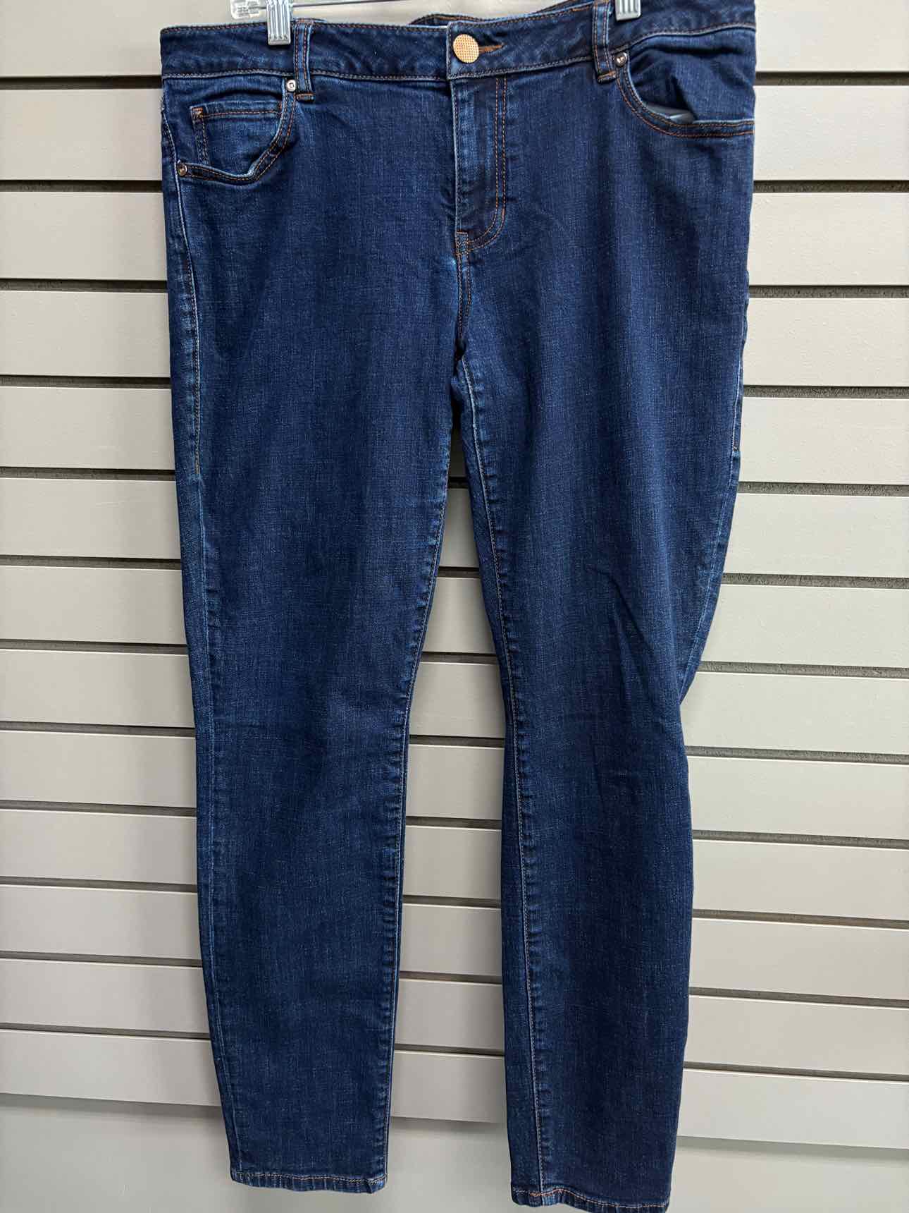 Women's Waist Size 14 Cabi Dark Blue Denim Jean