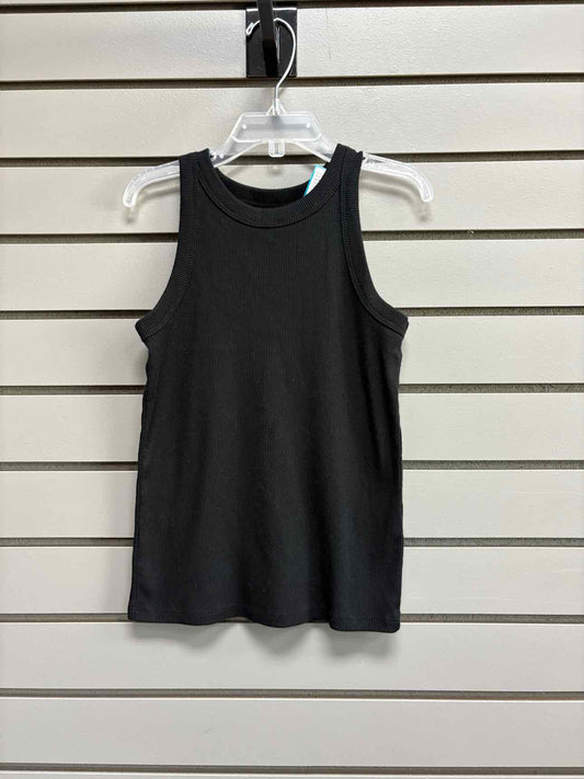 Girl's Child Size M cat & jack Black Ribbed Tank Shirt