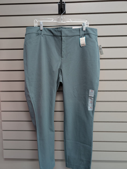 Women's Waist Size 18 Petite Old Navy Blue Dress Pant