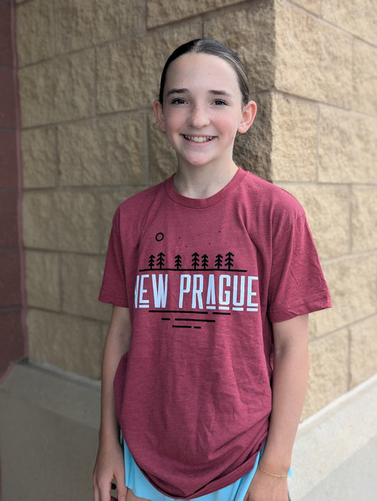 Plus Size Cardinal New Prague Tee