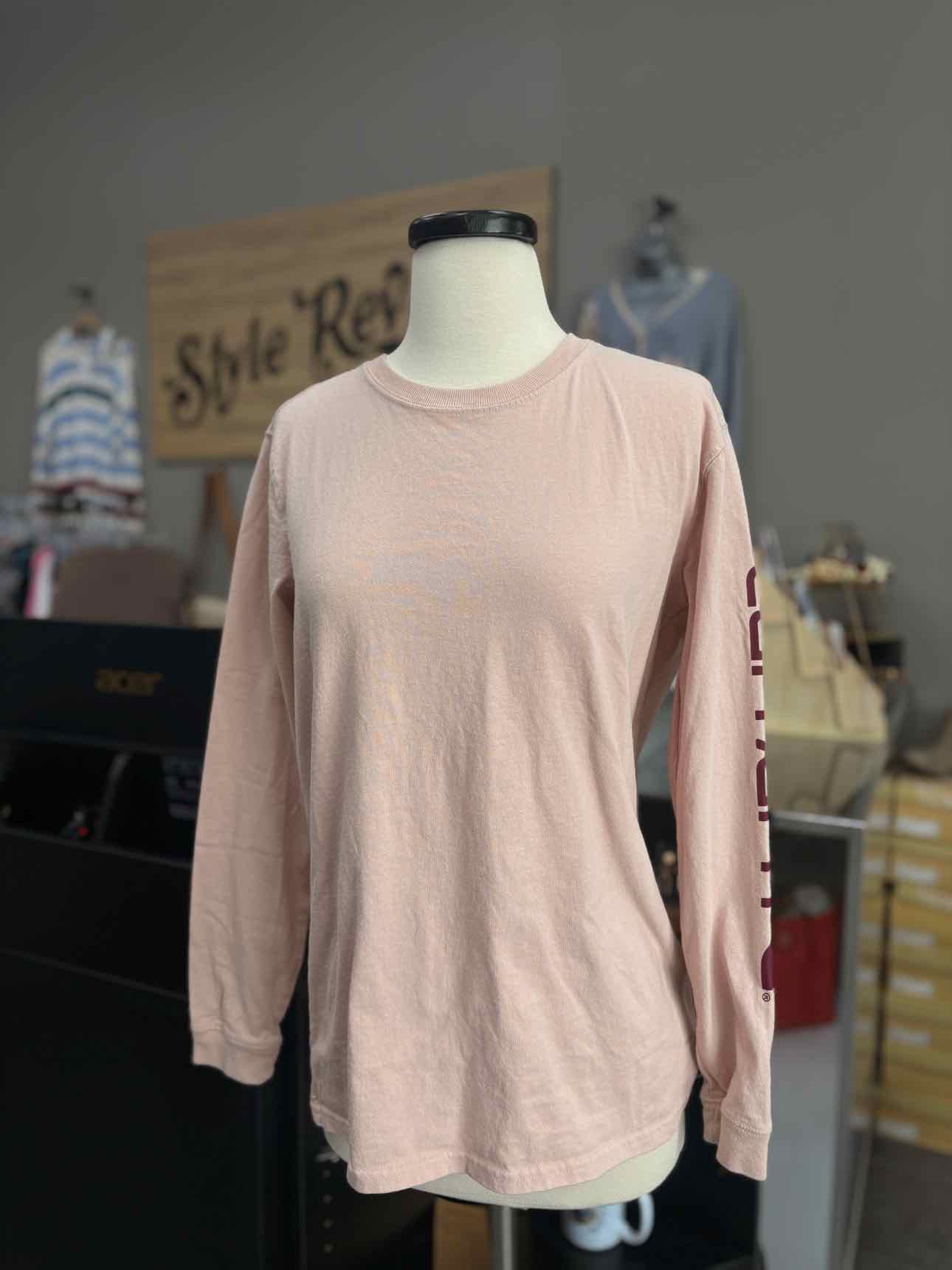 Women's Women Size S Blush Carhartt Long Sleeve Shirt