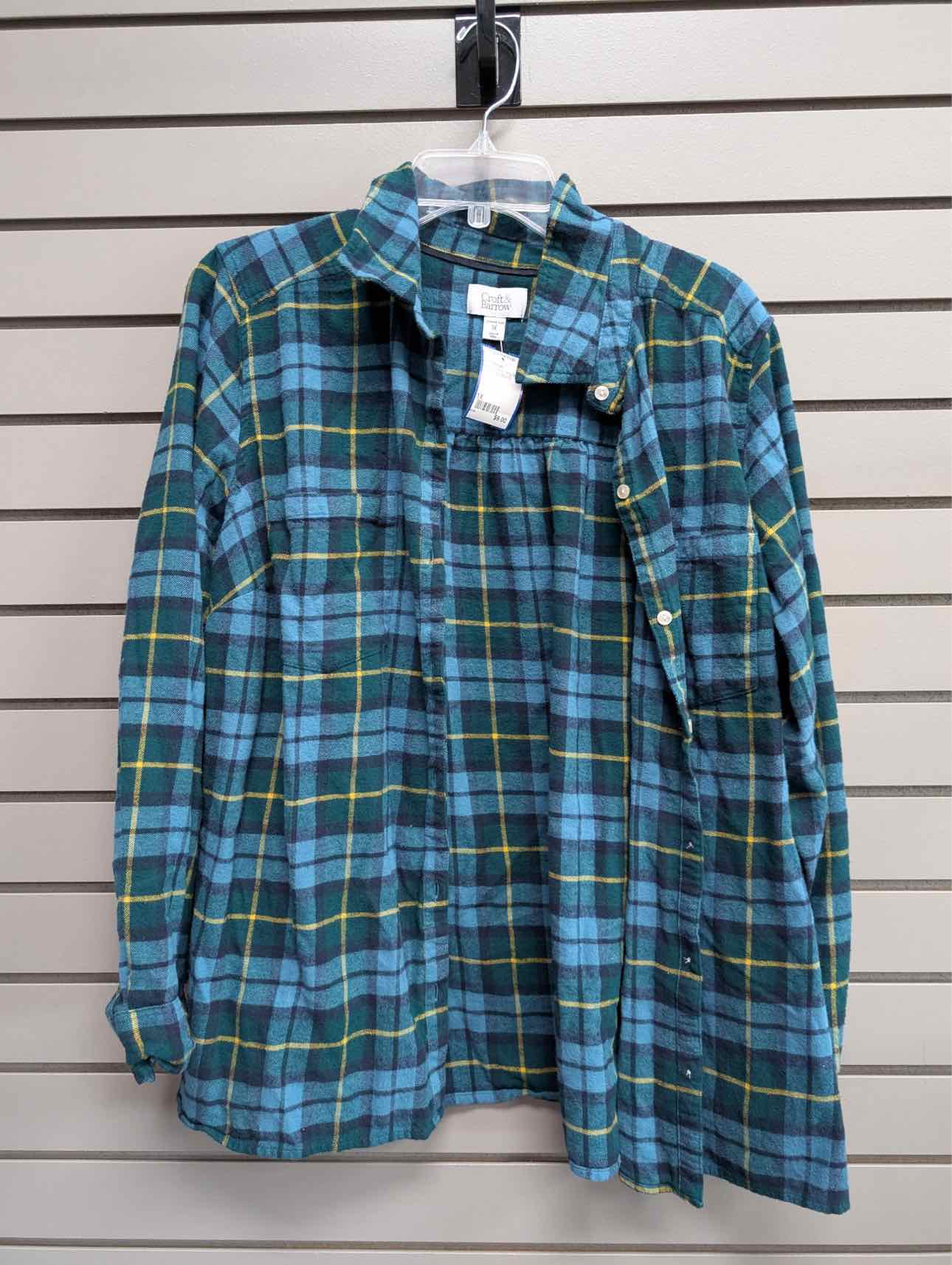 Women's Women Size 1X Blue Croft & Barrow Long Sleeve Shirt