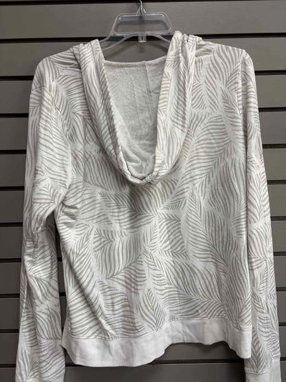 Women's Women Size L White Thread & Supply Hooded Long Sleeve Sweatshirt