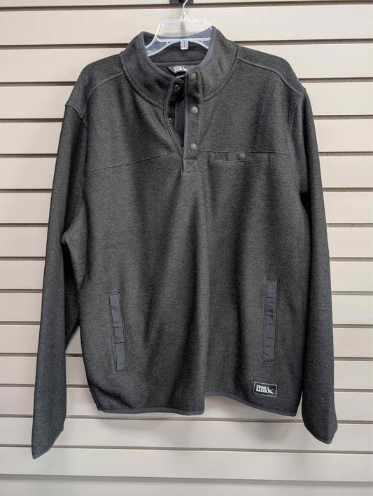 Women's Women Size XL Black Eddie Bauer 3/4 Zip Long Sleeve Sweatshirt