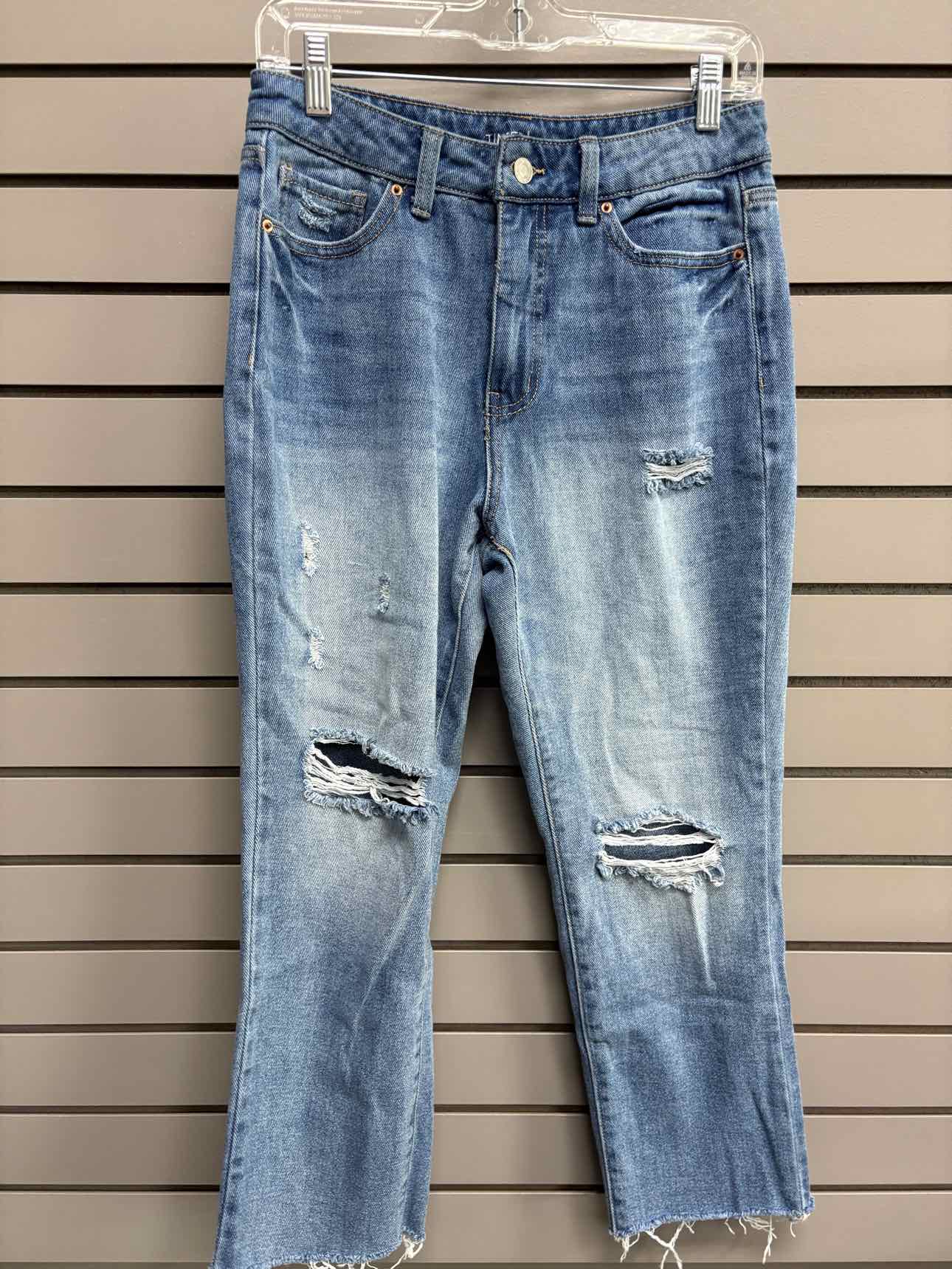 Women's Waist Size 8 time tru Blue Distressed Jean