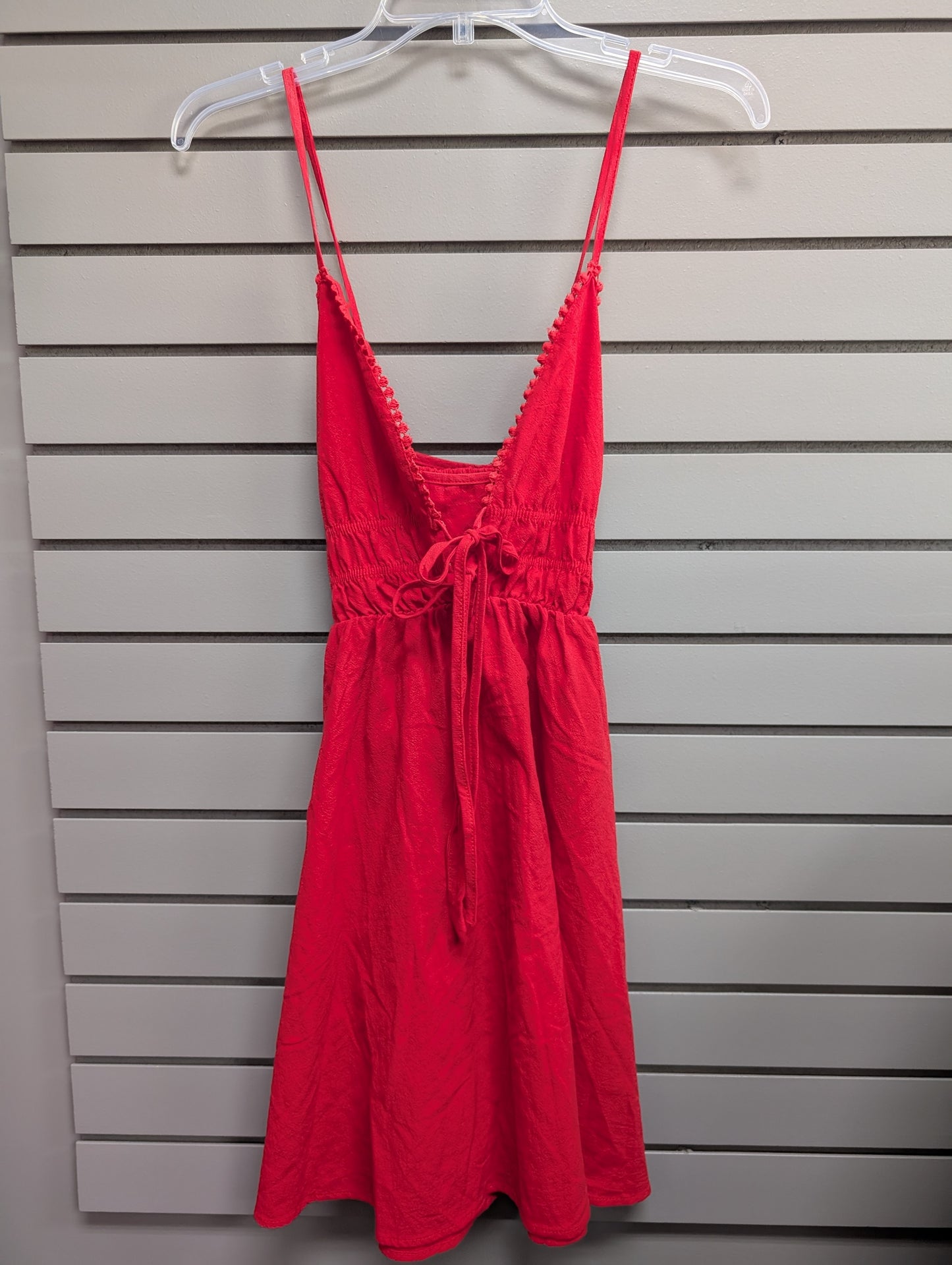 Women's Size Small Red Shein Tank Above Knee Dress