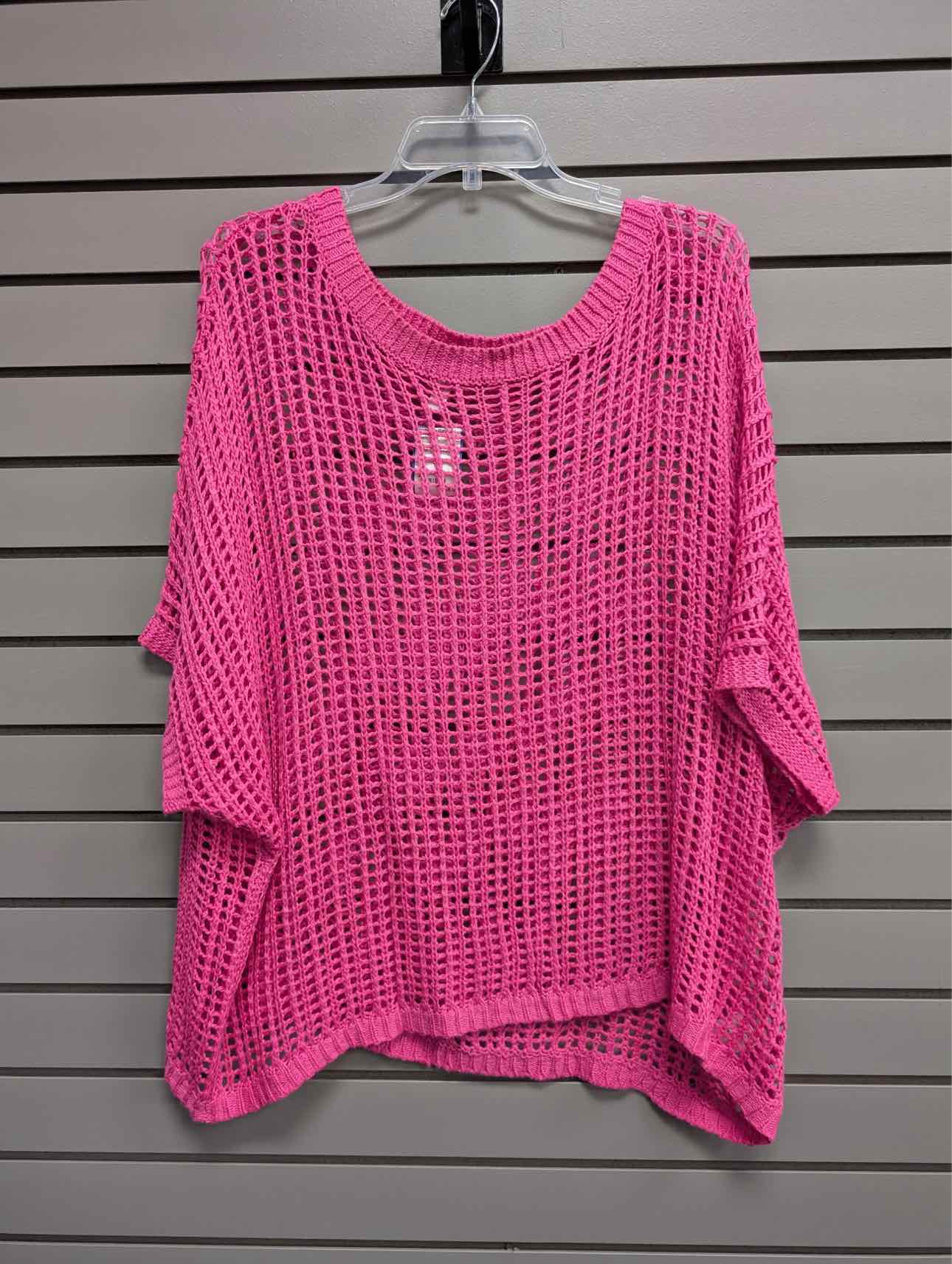 Women's Women Size 2X Hot Pink Dokotoo Short Sleeve Shirt