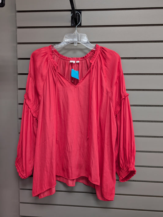 Women's Women Size XXL Pink GAP Long Sleeve Shirt