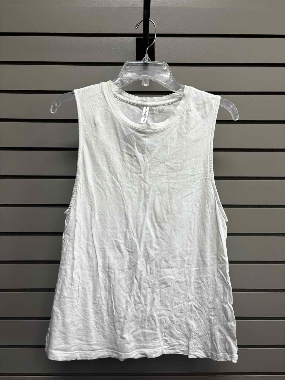 Women's Women Size XS White Fabletics Tank Shirt