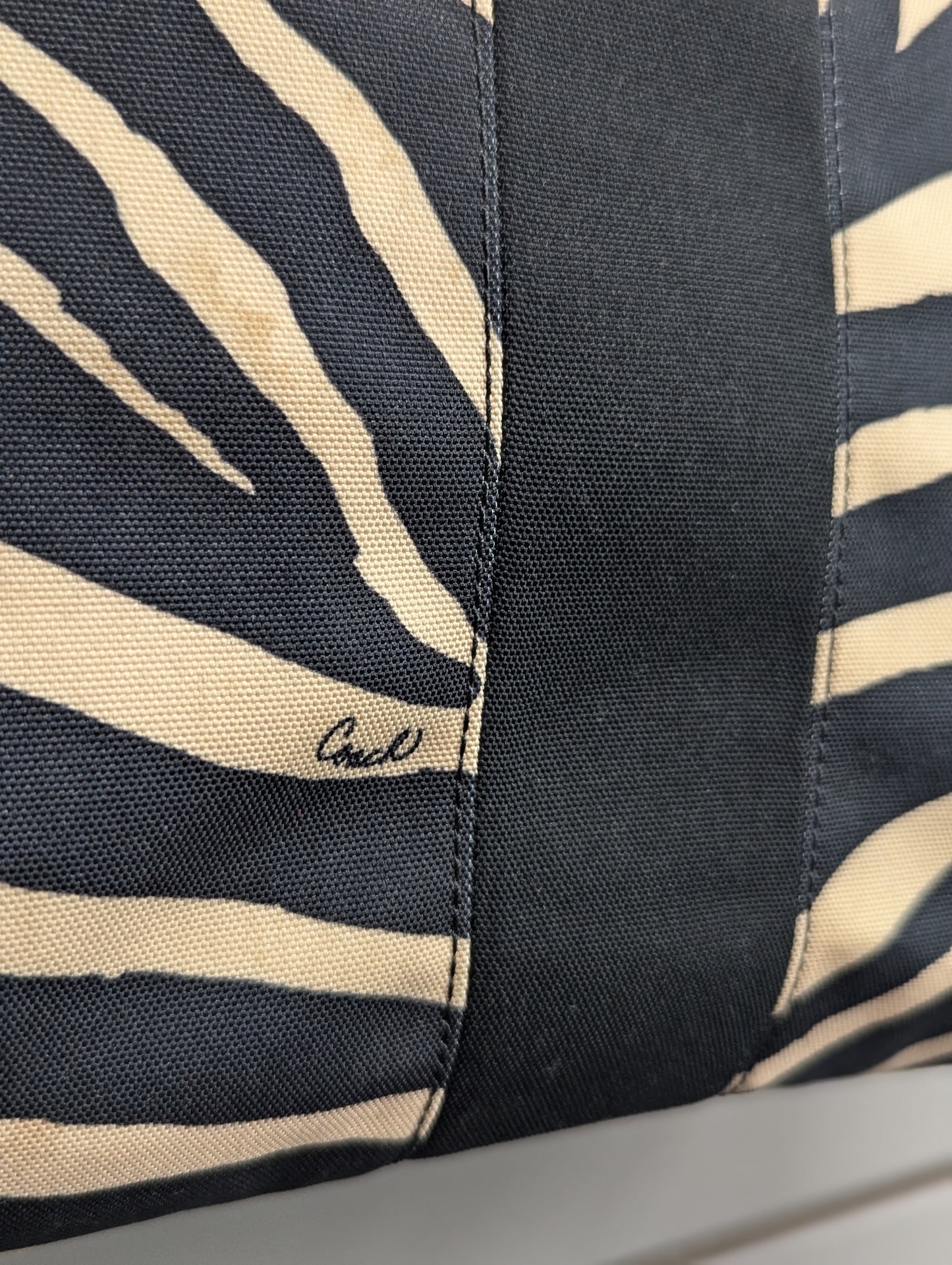 Coach Zebra Print Purse