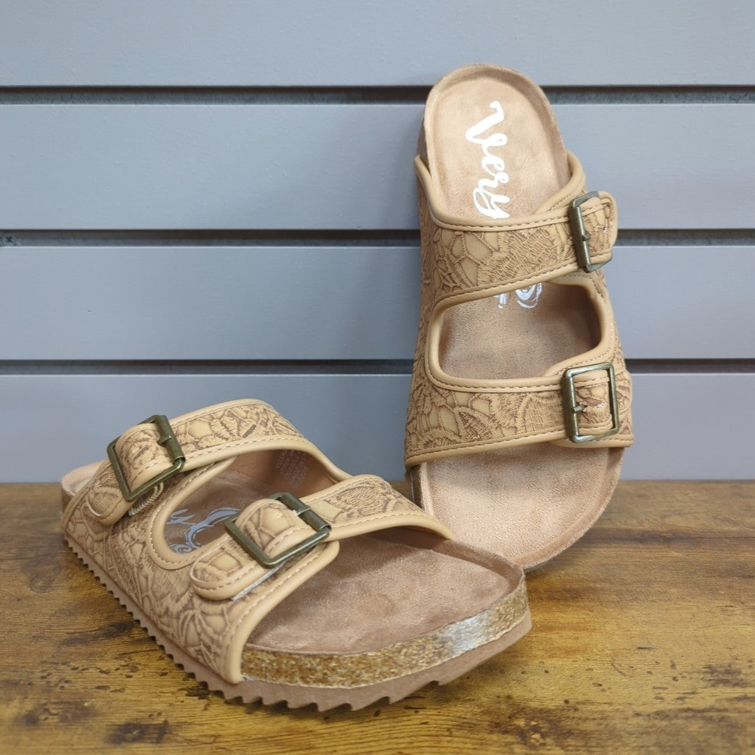 Berry Two Strap Sandal