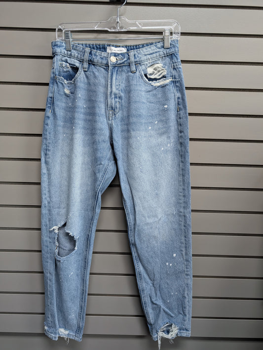 Women's Waist Size 28 Flying Monkey Light Blue Jean