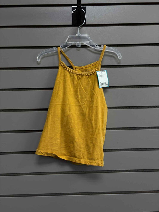 Girl's Child Size 6/7 bixby Mustard Tank Shirt