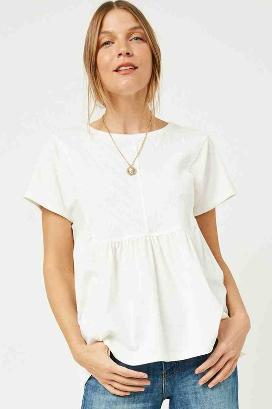 Seam Detailed Waffle Panel Top