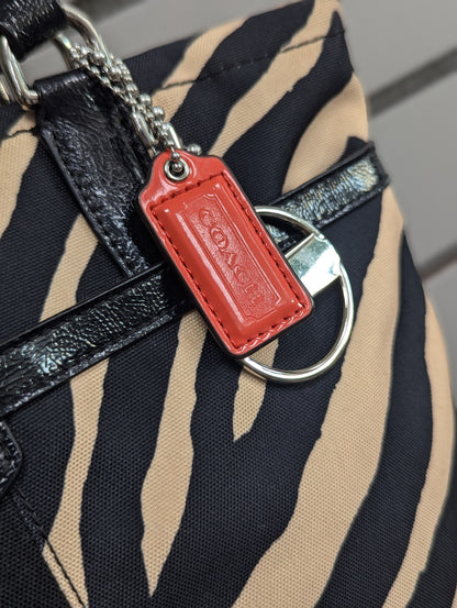 Coach Zebra Print Purse