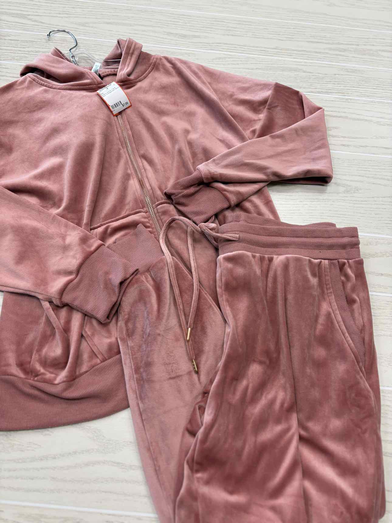 Women's Women Size L Felind Mauve Top & Bottom Set