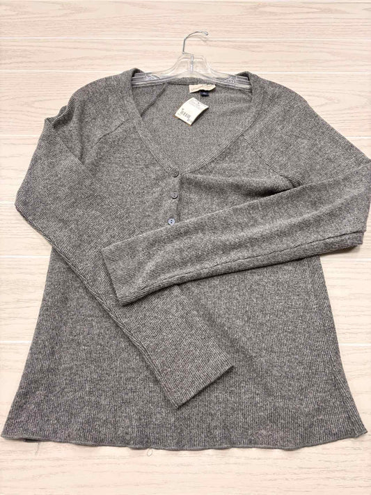 Women's Women Size M Charcoal Universal Thread V-Neck Long Sleeve Shirt