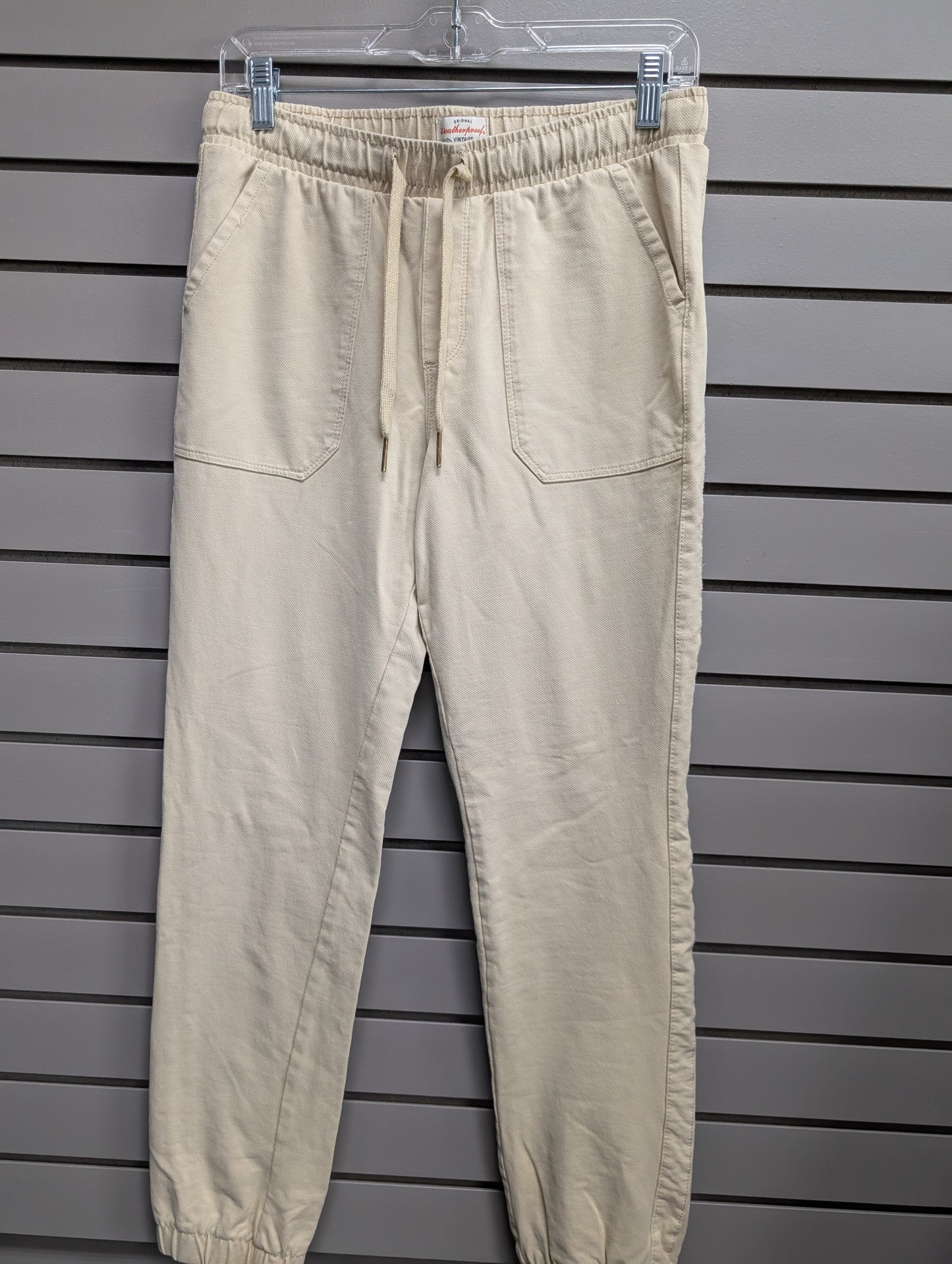 Women's Waist Size S Weather Proof Cream Pant