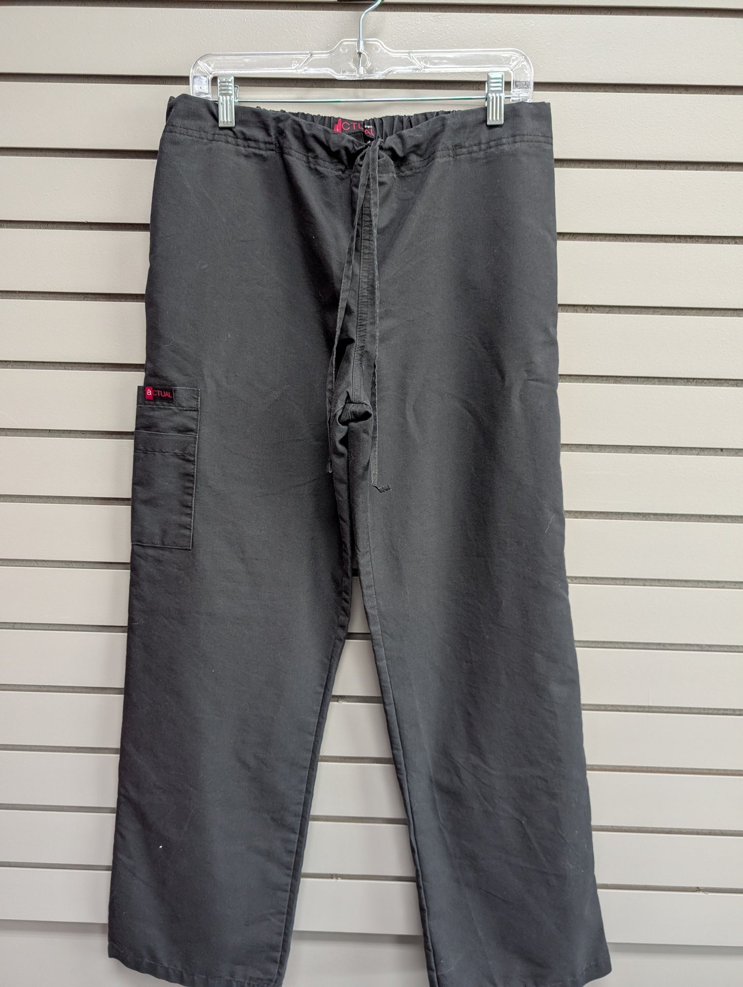 Women's Women Size L Actual Black Scrub Pant