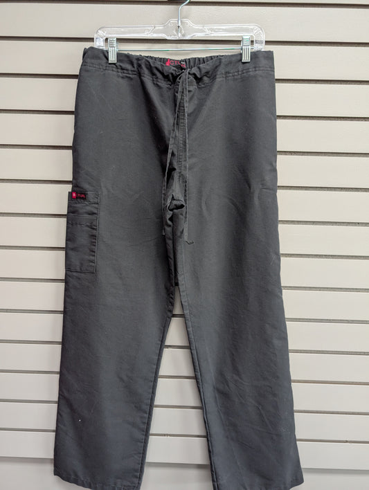 Women's Women Size L Actual Black Scrub Pant
