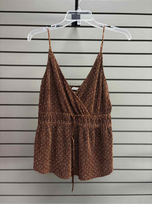 Women's Women Size M Bronze Abercrombie & Fitch Tank Shirt