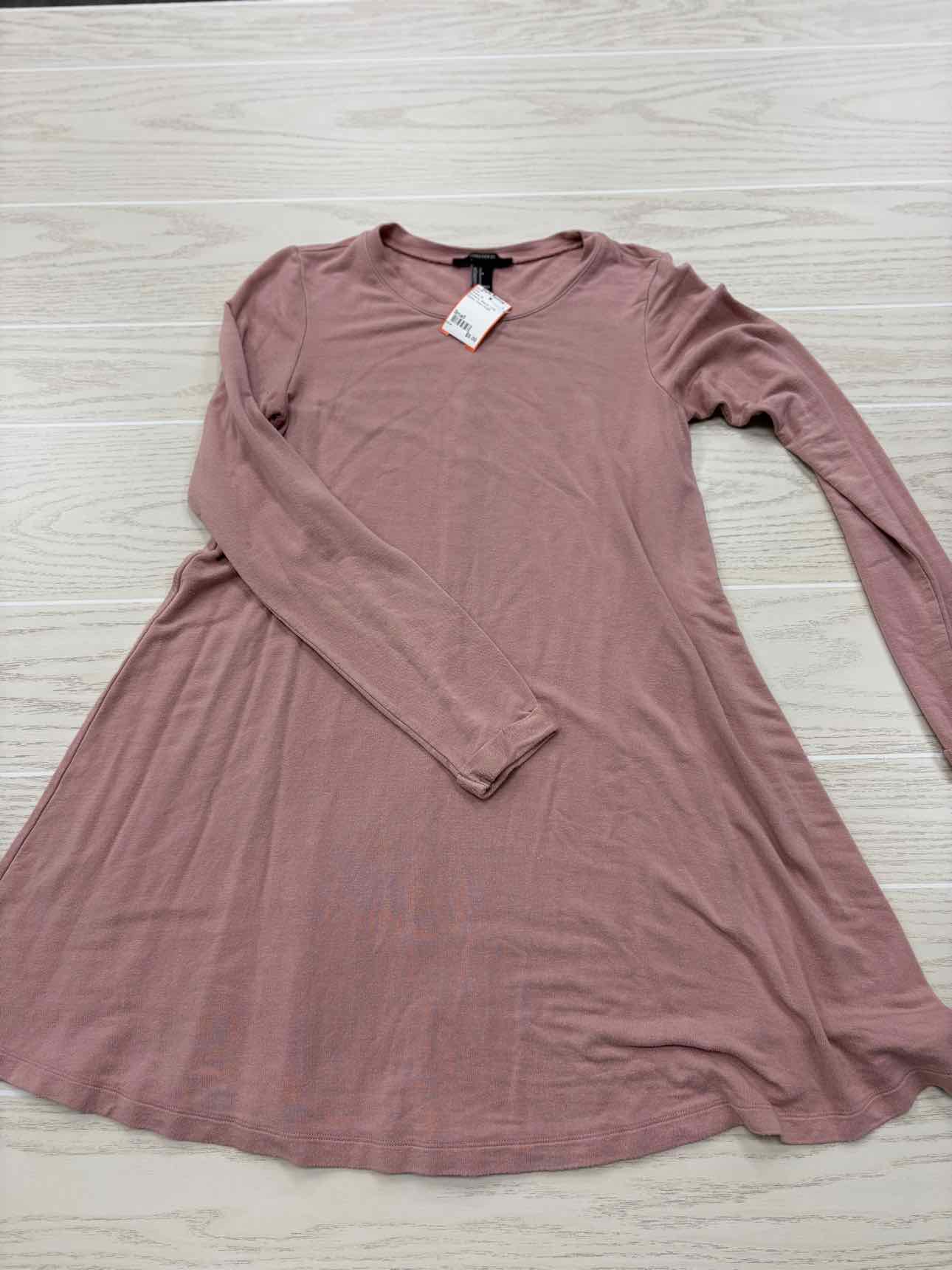 Women's Size Small Mauve Forever 21 Long Sleeve Knee Length Dress