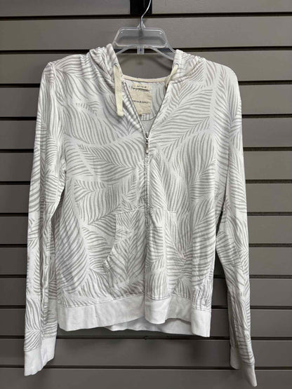 Women's Women Size L White Thread & Supply Hooded Long Sleeve Sweatshirt