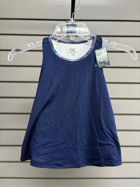 Girl's Child Size XS Athleta Girl Navy Tank Shirt