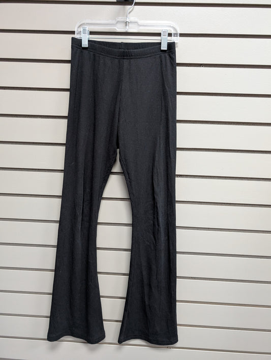 Girl's Child Size 10/12 Old Navy Black Ribbed Legging
