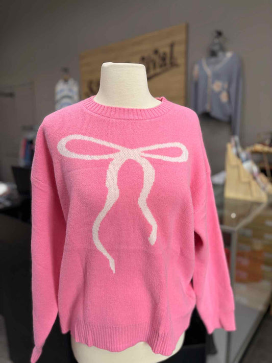 Women's Women Size M Pink Long Sleeve Sweater