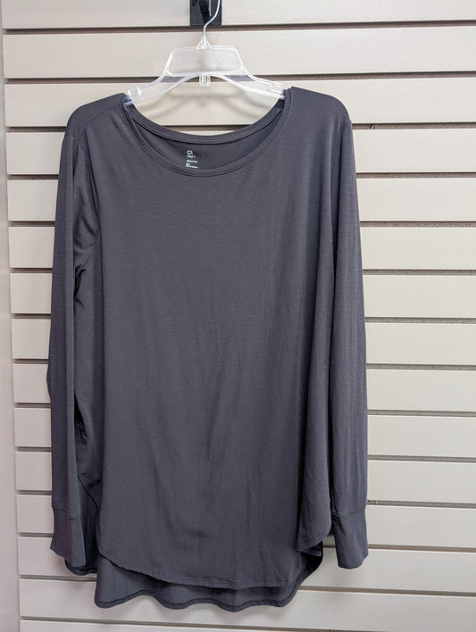 Women's Women Size XL Black GAP Scoop Long Sleeve Shirt