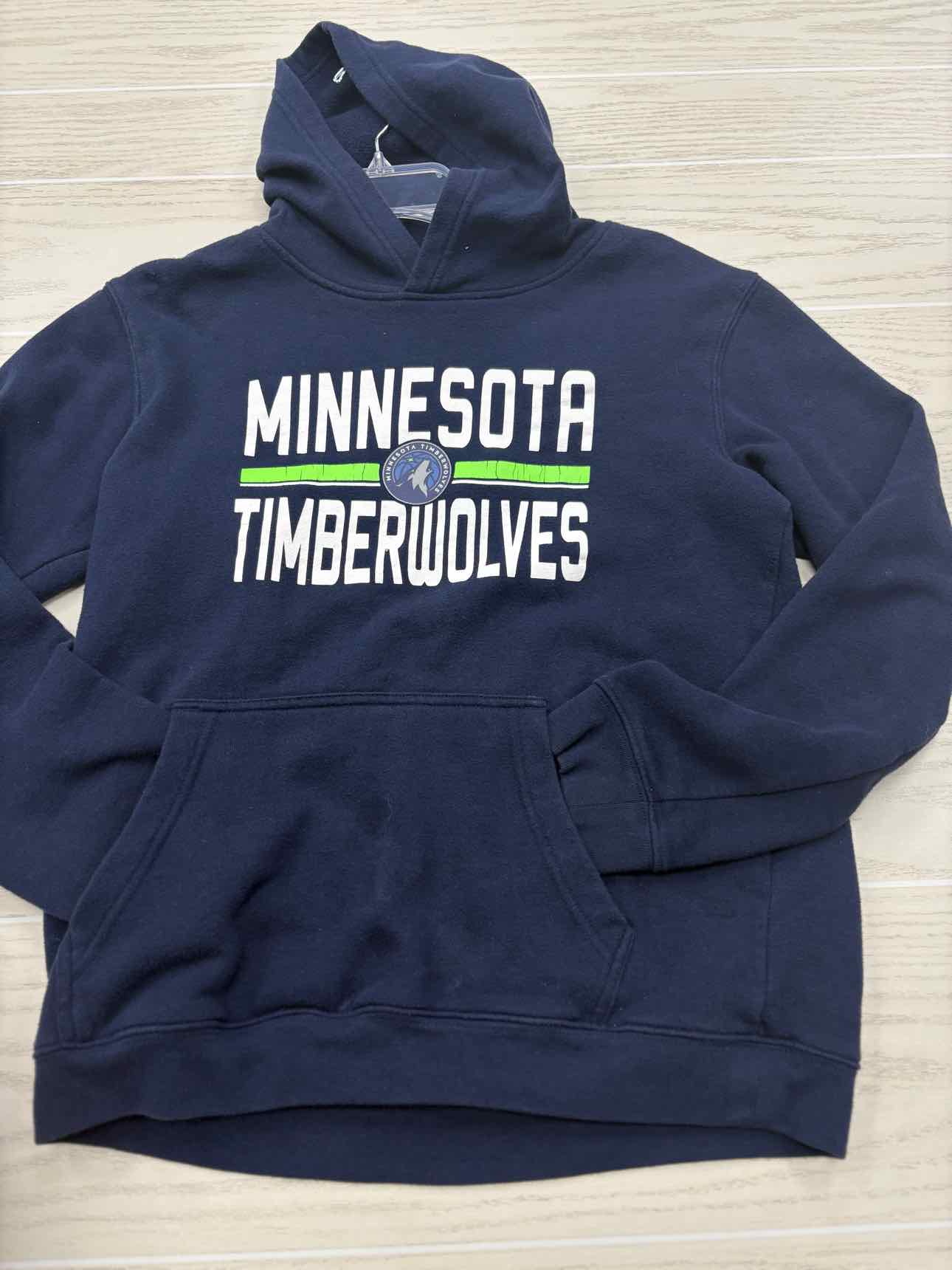 Boy's Child Size XL Navy Hooded Long Sleeve Sweatshirt