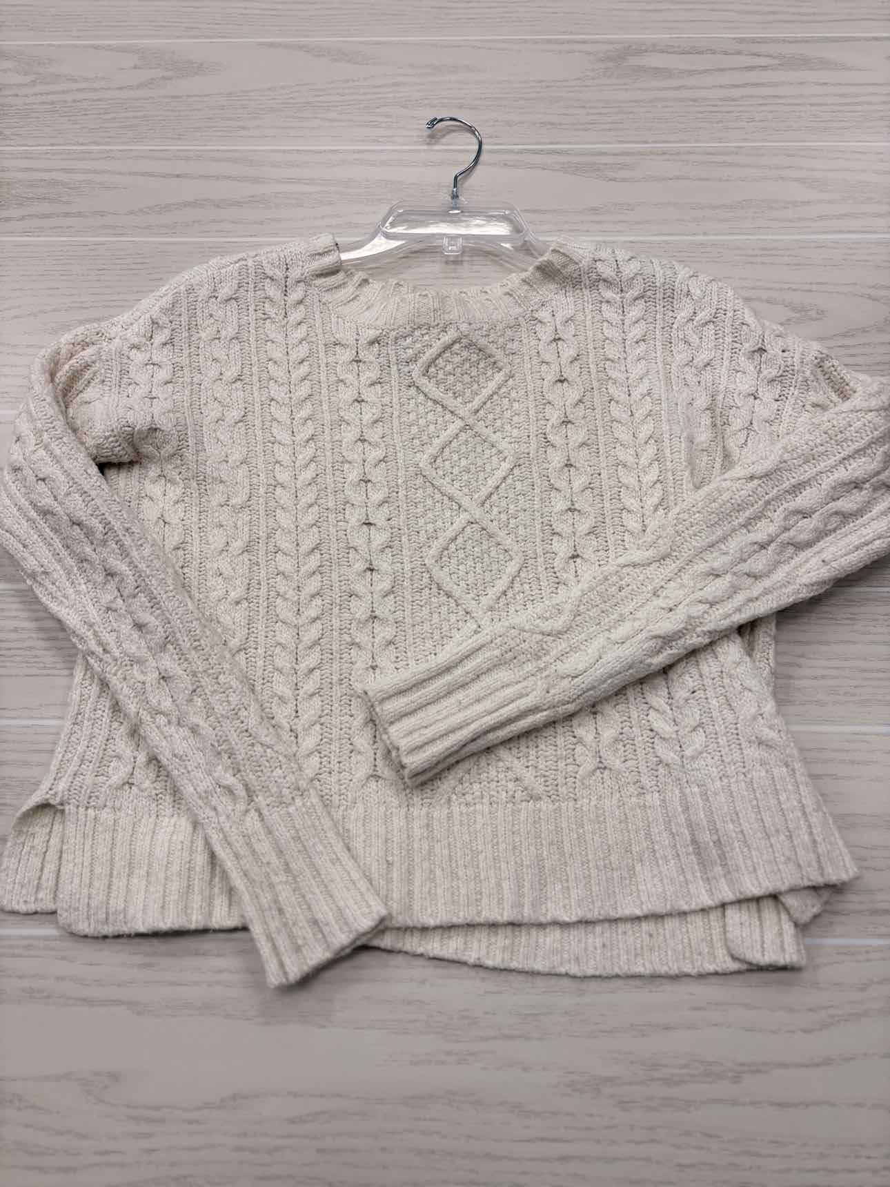 Women's Women Size XS Cream American Eagle Long Sleeve Sweater