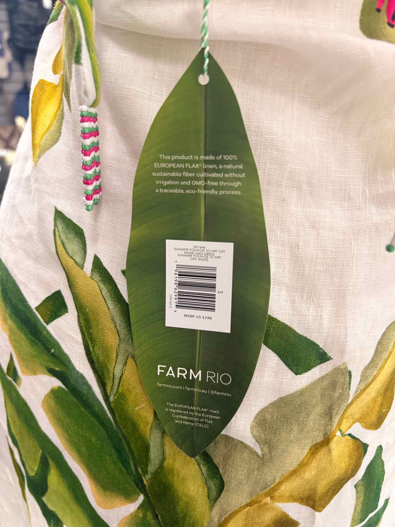 Women's Size Small Multi-Color Farm Rio Tank Tropical Maxi Dress