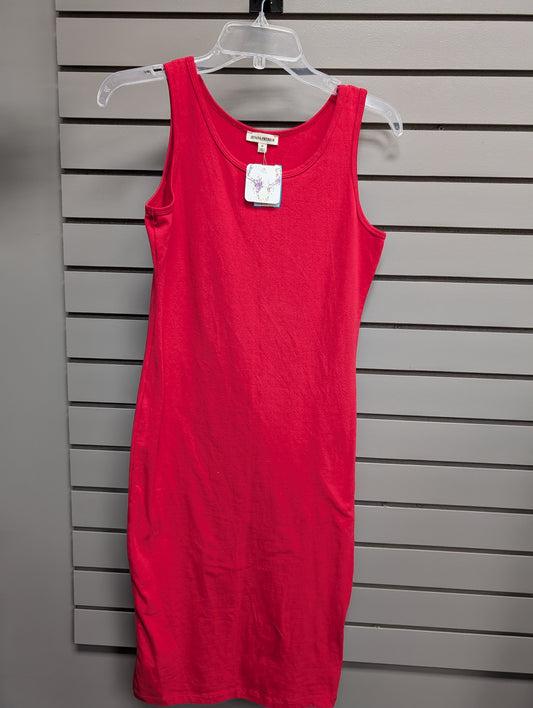 Women's Size M Red Zenana Sleeveless Dress - NWT