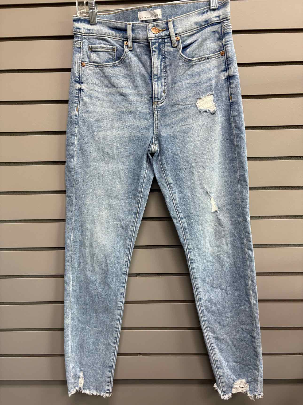 Women's Waist Size 27 LOFT Light Blue Jean
