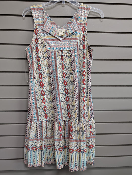 Women's Size M Multi-Color Style & Co Tank Above Knee Dress