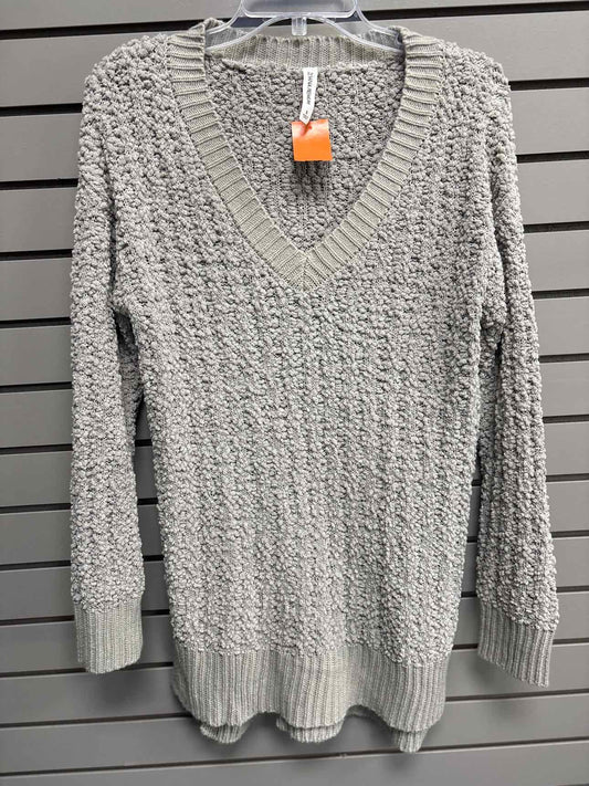 Women's Women Size S Light Brown Zenana Premium V-Neck Long Sleeve Sweater