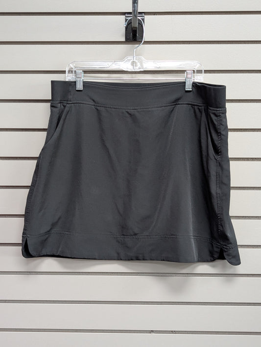 Women's Waist Size XL 32 Cool Black Above Knee Skirt